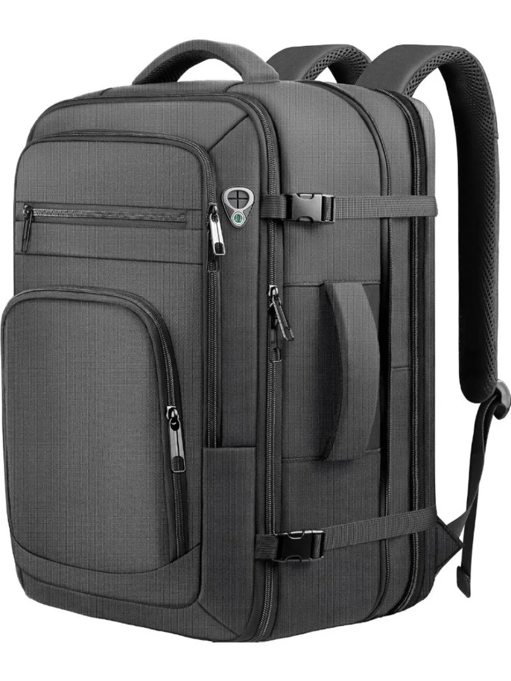 Spacious Expandable Travel Backpack 40L-50L for 17.3